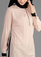 Tesettür giyim PUDRA T 4836 Almeda Tesettür Tunik-Alv Fashion