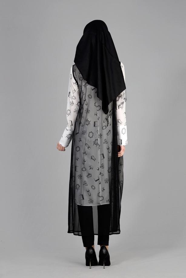 Vêtements hijab  T 4957 Verso 2li Tesettür Tunik-Alv Fashion - TRENDTESETTÜR