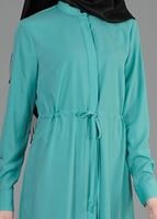 Tesettür giyim MAVİ T 4966 Lesa Tesettür Tunik-Alv Fashion