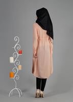Tesettür giyim PUDRA T 4966 Lesa Tesettür Tunik-Alv Fashion