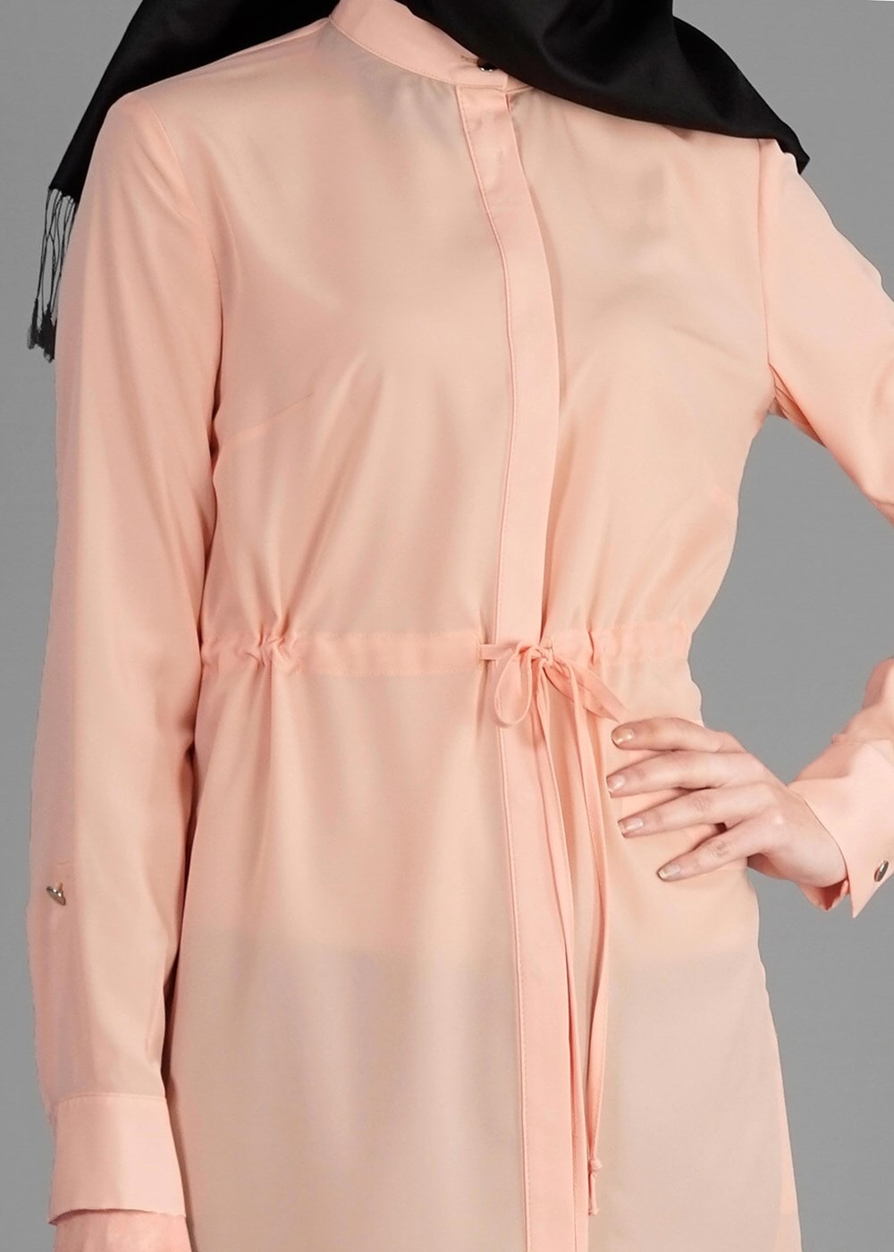 Tesettür giyim PUDRA T 4966 Lesa Tesettür Tunik-Alv Fashion