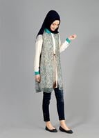 Tesettür giyim MAVİ T 4947-1 Evita Tesettür Tunik-Alv Fashion