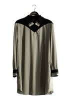 Tesettür giyim HAKİ T 2483 Eliz Tesettür Tunik-Alv Fashion