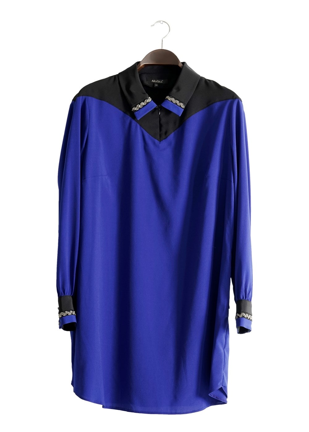 Tesettür giyim LACİVERT T 2483 Eliz Tesettür Tunik-Alv Fashion