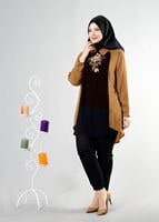 Tesettür giyim TURUNCU T 2486 Gino Tesettür Tunik-Alv Fashion