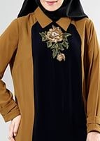 Tesettür giyim TURUNCU T 2486 Gino Tesettür Tunik-Alv Fashion