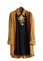 Tesettür giyim TURUNCU T 2486 Gino Tesettür Tunik-Alv Fashion