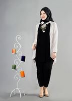 Tesettür giyim BEJ T 2486 Gino Tesettür Tunik-Alv Fashion