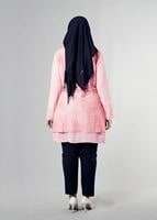 Hijab clothing POWDER T 2516 Port  Crep  Düz Tesettür Ceket-Alv Fashion