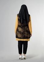 Hijab clothing ORANGE T 2516 Port  Crep  Düz Tesettür Ceket-Alv Fashion