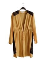 Hijab clothing ORANGE T 2516 Port  Crep  Düz Tesettür Ceket-Alv Fashion