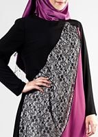 Tesettür giyim FUŞYA T 2517 Port Crep Düz Tesettür Tunik-Alv Fashion