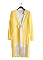 Tesettür giyim SARI T 2520 Evin 2 li Tesettür Tunik-Alv Fashion