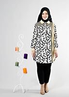 Tesettür giyim SİYAH T 2522 Lavin Tesettür Tunik-Alv Fashion