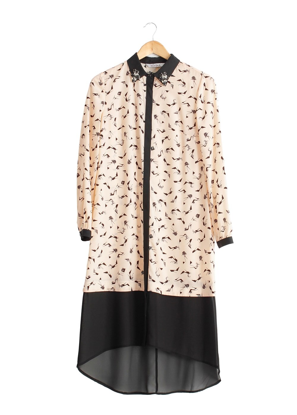 Tesettür giyim PUDRA T 4618 Rosa Tesettür Tunik-Alv Fashion