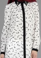 Tesettür giyim KREM T 4618 Rosa Tesettür Tunik-Alv Fashion