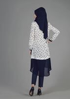 Tesettür giyim KREM T 4618 Rosa Tesettür Tunik-Alv Fashion