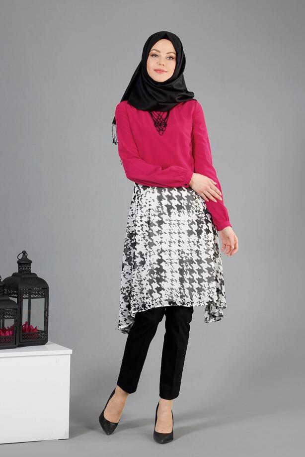Vêtements hijab  T 4642 Criss Tunik-Alv Fashion - TRENDTESETTÜR