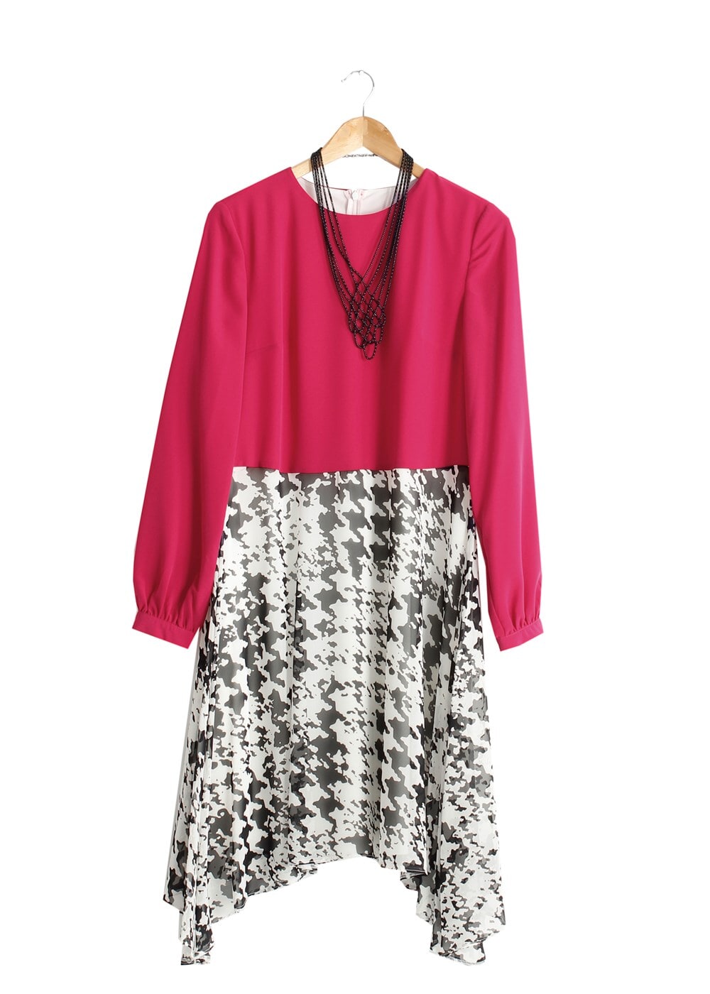 Tesettür giyim FUŞYA T 4642 Criss Tunik-Alv Fashion