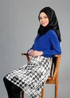 Tesettür giyim LACİVERT T 4642 Criss Tunik-Alv Fashion