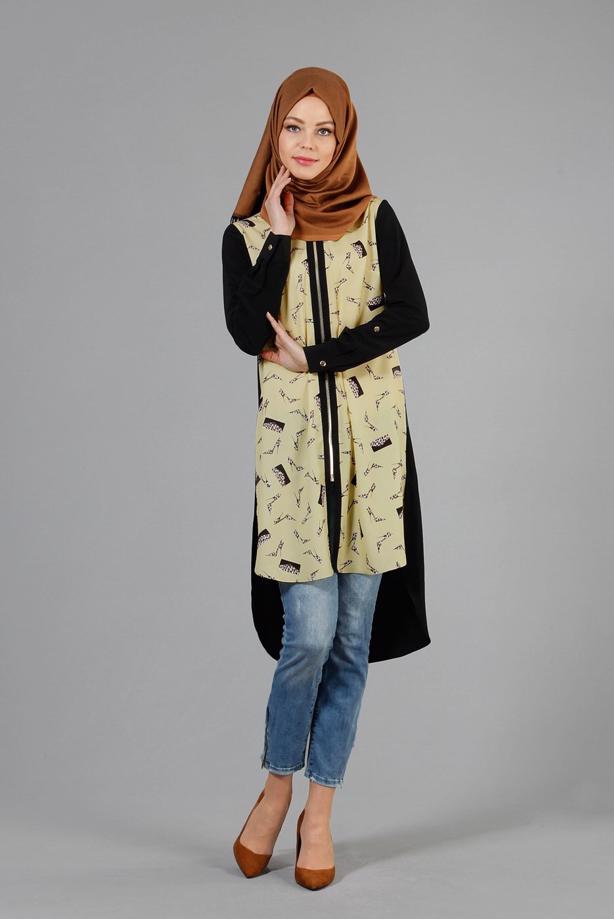 Hijab clothing  T 4646 Criss Tesettür Tunik-Alv Fashion - TRENDTESETTÜR