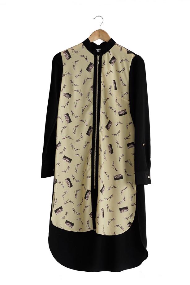 Hijab clothing  T 4646 Criss Tesettür Tunik-Alv Fashion - TRENDTESETTÜR