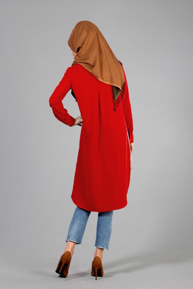 Hijab clothing  T 4646 Criss Tesettür Tunik-Alv Fashion - TRENDTESETTÜR