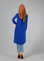 Tesettür giyim LACİVERT T 4646 Criss Tesettür Tunik-Alv Fashion