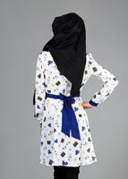 Hijab clothing ECRU T 4679 Verso Tesettür Tunik-Alv Fashion