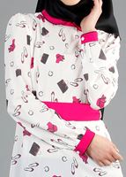 Tesettür giyim EKRU T 4679 Verso Tesettür Tunik-Alv Fashion