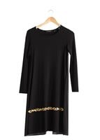 Tesettür giyim SİYAH T 4692 New Viskon Tesettür Tunik-Alv Fashion