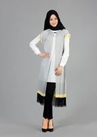 Vêtements hijab CRÈME T 4710 Maglia Tesettür Tunik-Alv Fashion