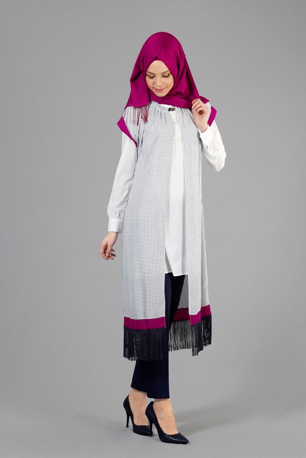 Vêtements hijab  T 4710 Maglia Tesettür Tunik-Alv Fashion - TRENDTESETTÜR