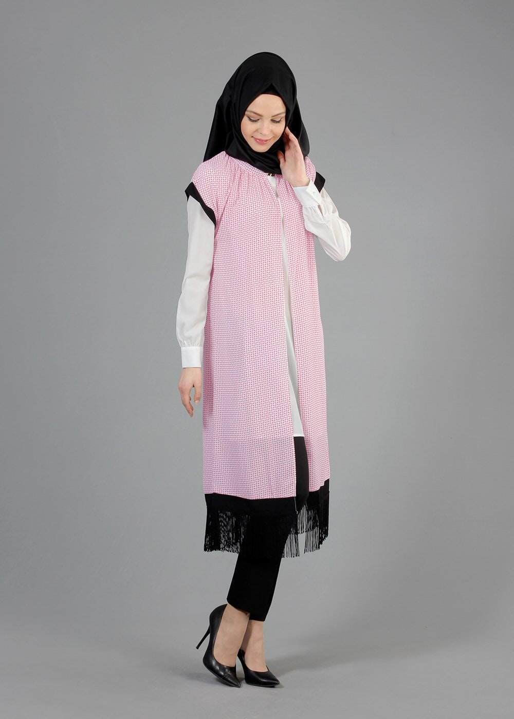 Vêtements hijab CRÈME T 4710 Maglia Tesettür Tunik-Alv Fashion