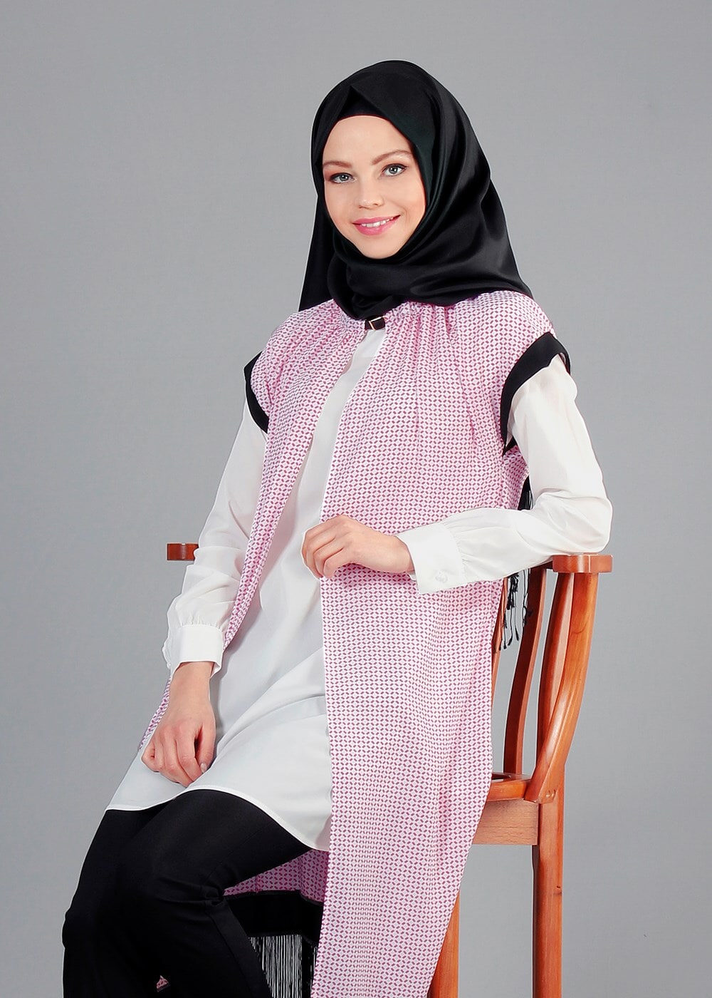 Vêtements hijab CRÈME T 4710 Maglia Tesettür Tunik-Alv Fashion