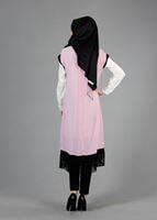 Vêtements hijab CRÈME T 4710 Maglia Tesettür Tunik-Alv Fashion