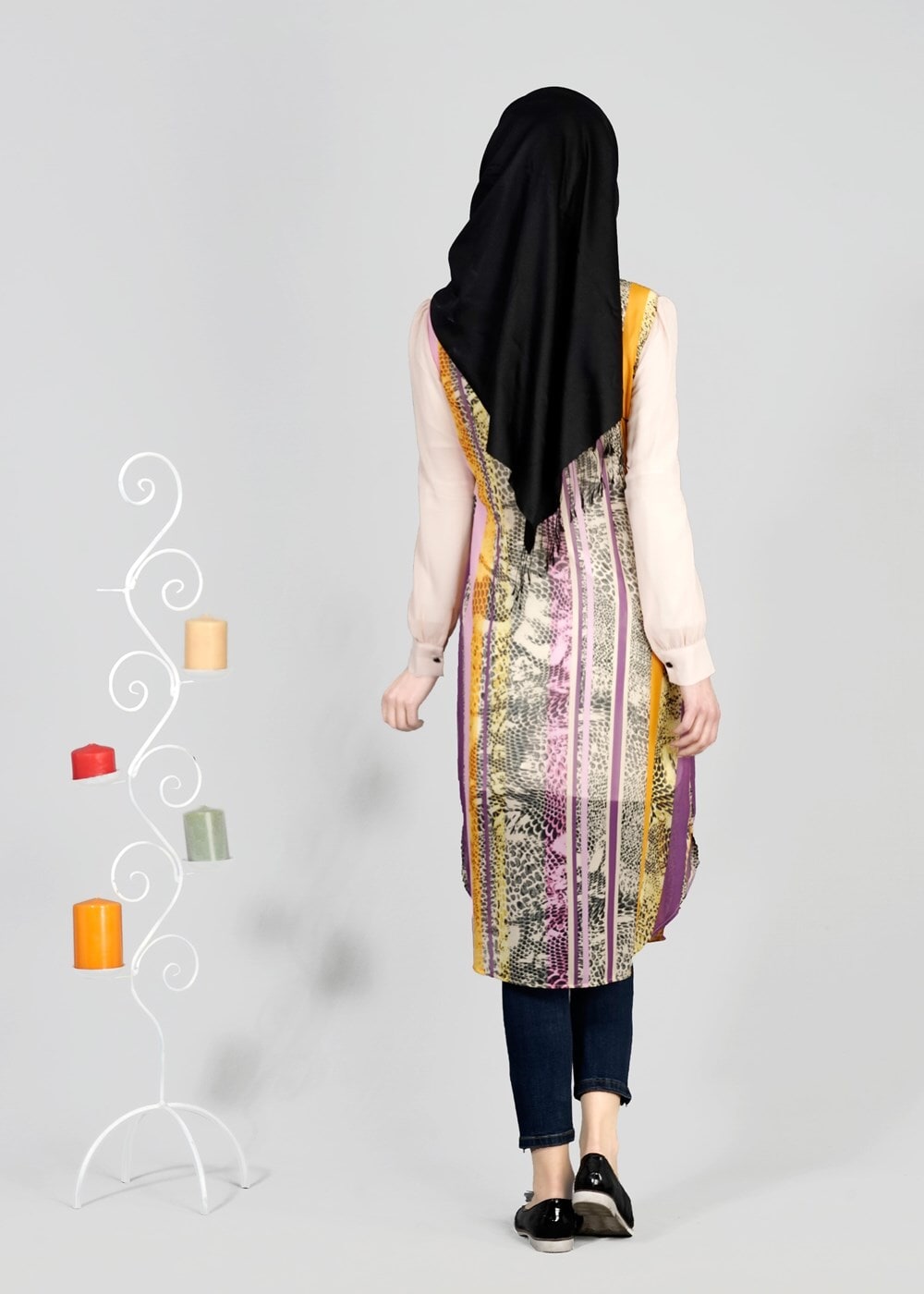 Tesettür giyim MOR T 4777 Neptün Tesettür Tunik-Alv Fashion