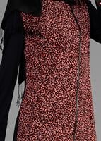 Tesettür giyim YEŞİL LEOPAR DESENLİ TUNİK T 4812