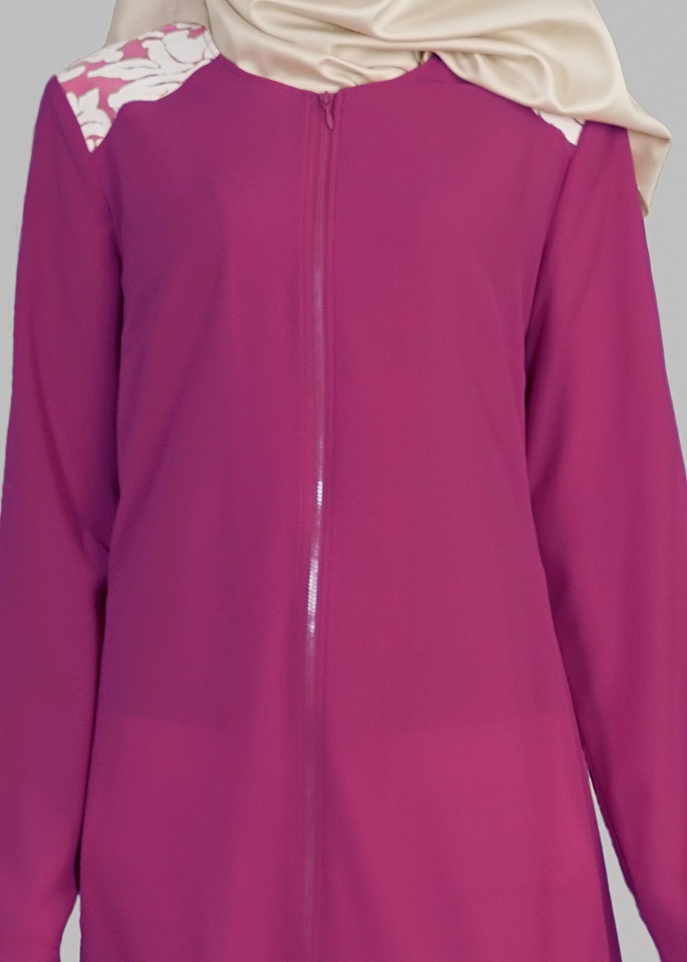 Tesettür giyim FUŞYA T 4912 Nişantaşı Tesettür Tunik-Alv Fashion