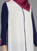 Tesettür giyim LACİVERT T 4925 İndila Tesettür Tunik-Alv Fashion