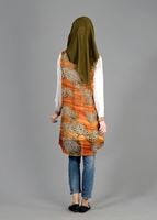 Tesettür giyim TURUNCU T 4947 Neptün Tesettür Tunik-Alv Fashion