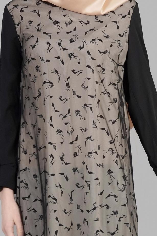 Tesettür giyim  T 4956 Rosa Tesettür Tunik-Alv Fashion - TRENDTESETTÜR