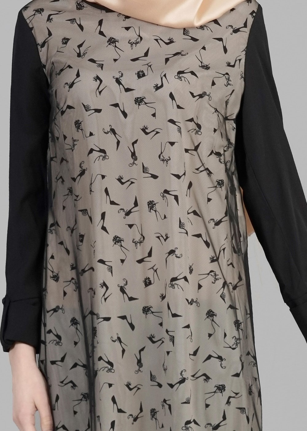 Tesettür giyim PUDRA T 4956 Rosa Tesettür Tunik-Alv Fashion