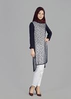 Tesettür giyim KREM T 4956 Rosa Tesettür Tunik-Alv Fashion