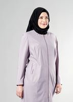 Tesettür giyim PUDRA T 1529-1 Söğüt Tesettür Trench-Alv Fashion