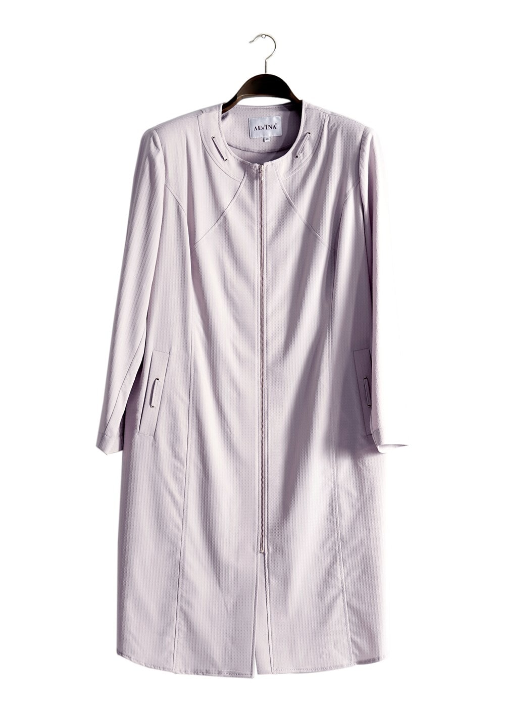 Tesettür giyim PUDRA T 1529-1 Söğüt Tesettür Trench-Alv Fashion