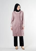 Hijab clothing POWDER T 1543 Natalia Tesettür Trench-Alv Fashion