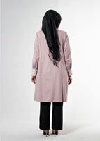 Hijab clothing POWDER T 1543 Natalia Tesettür Trench-Alv Fashion