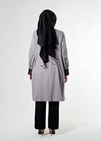 Hijab clothing SAND T 1543 Natalia Tesettür Trench-Alv Fashion