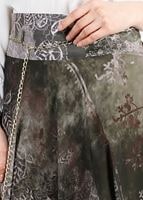 Vêtements hijab KAKI T 2405 Yüceller Mevlana Şifon Etek